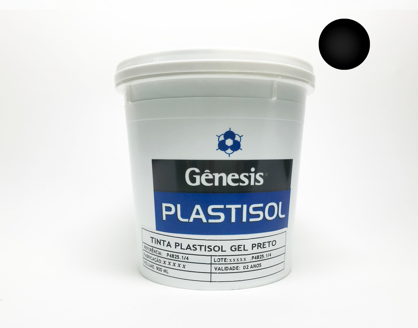 P4825 - PLASTISOL GEL PRETO